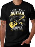 I Play Guitar T-Shirt Funny Music Tee