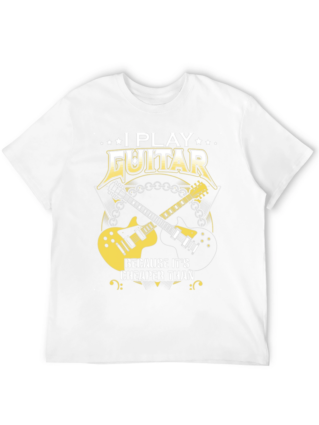 I Play Guitar T-Shirt Funny Music Tee