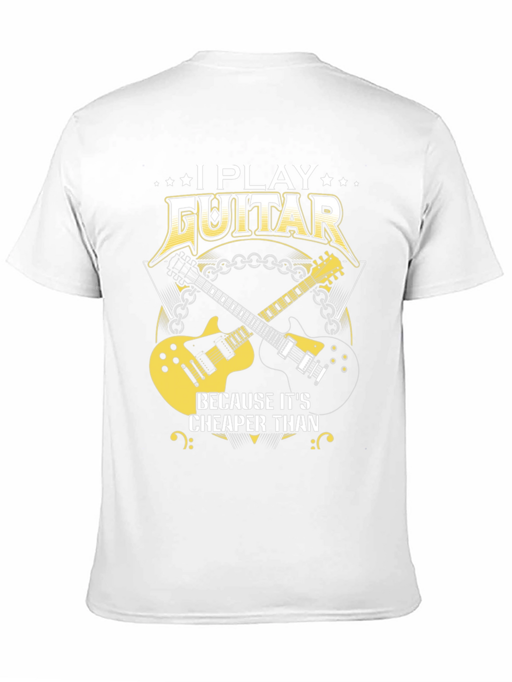 I Play Guitar T-Shirt Funny Music Tee