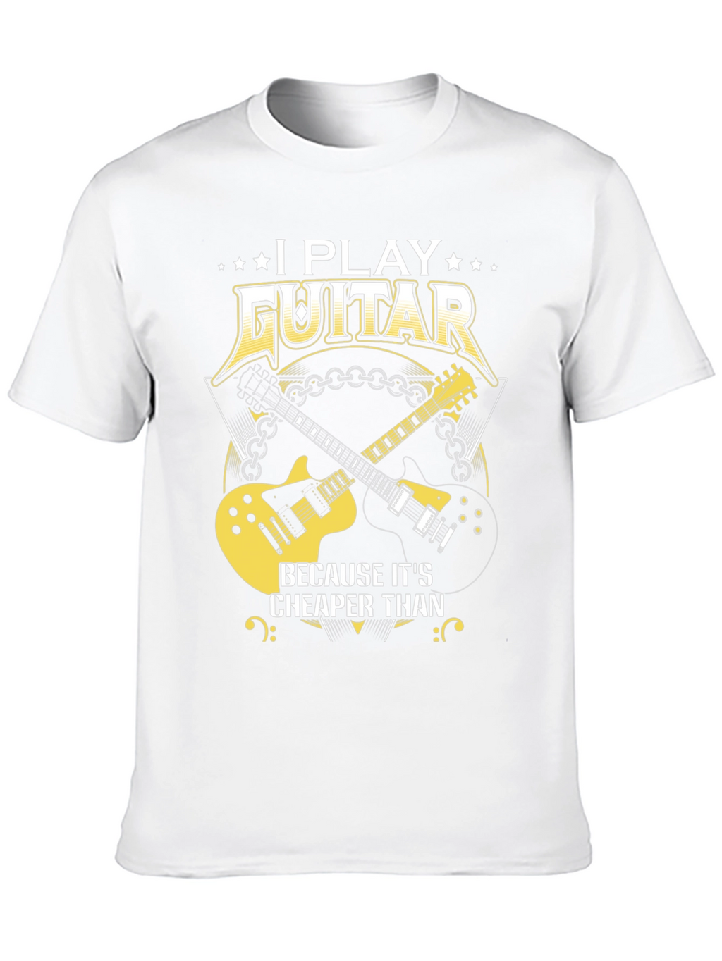I Play Guitar T-Shirt Funny Music Tee