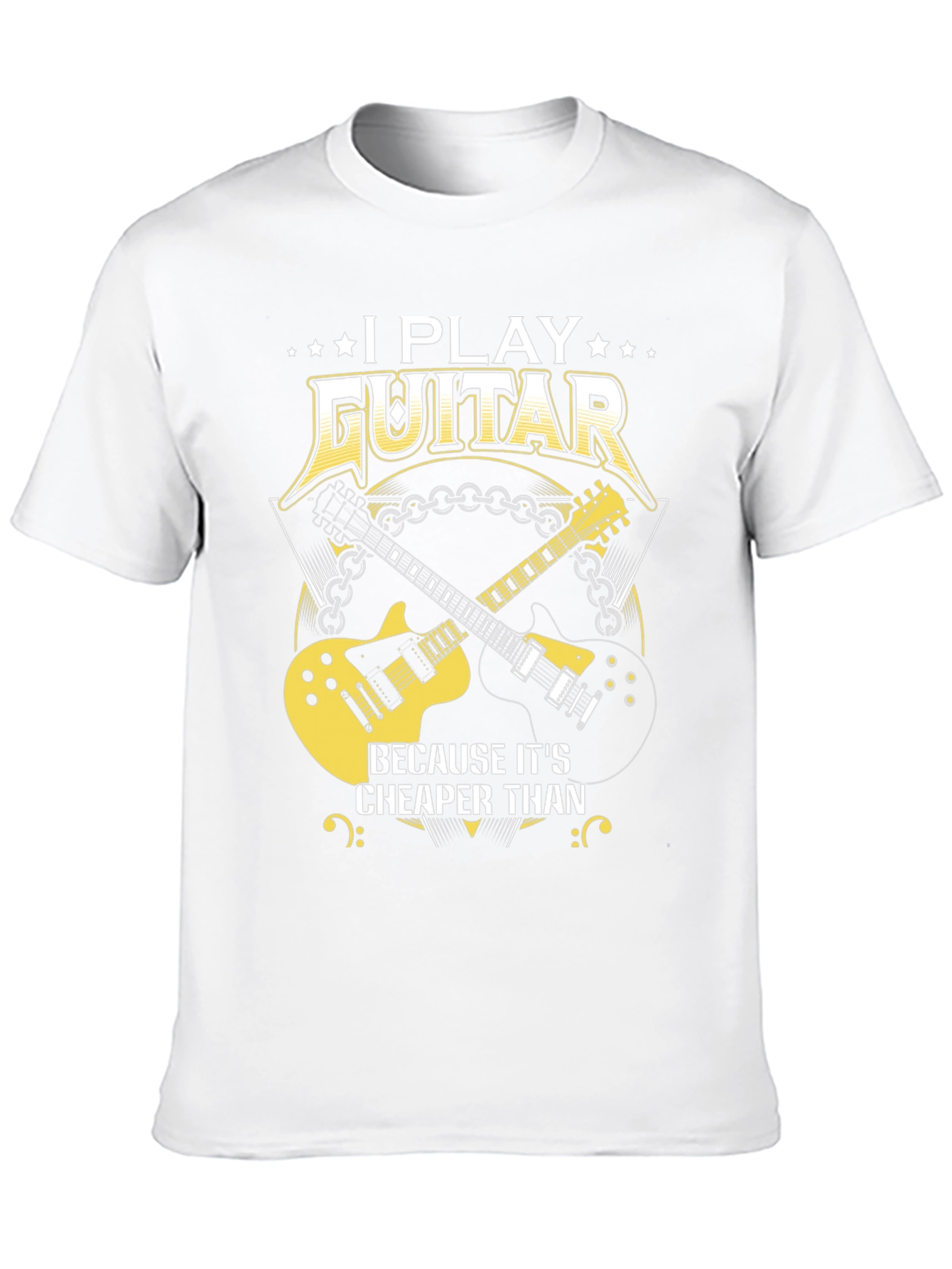 I Play Guitar T-Shirt Funny Music Tee