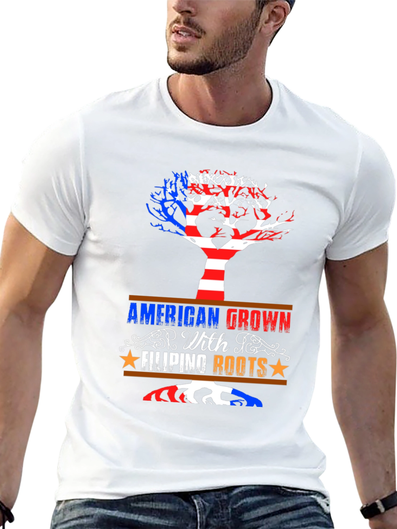 American Grown Filipino Roots Tee