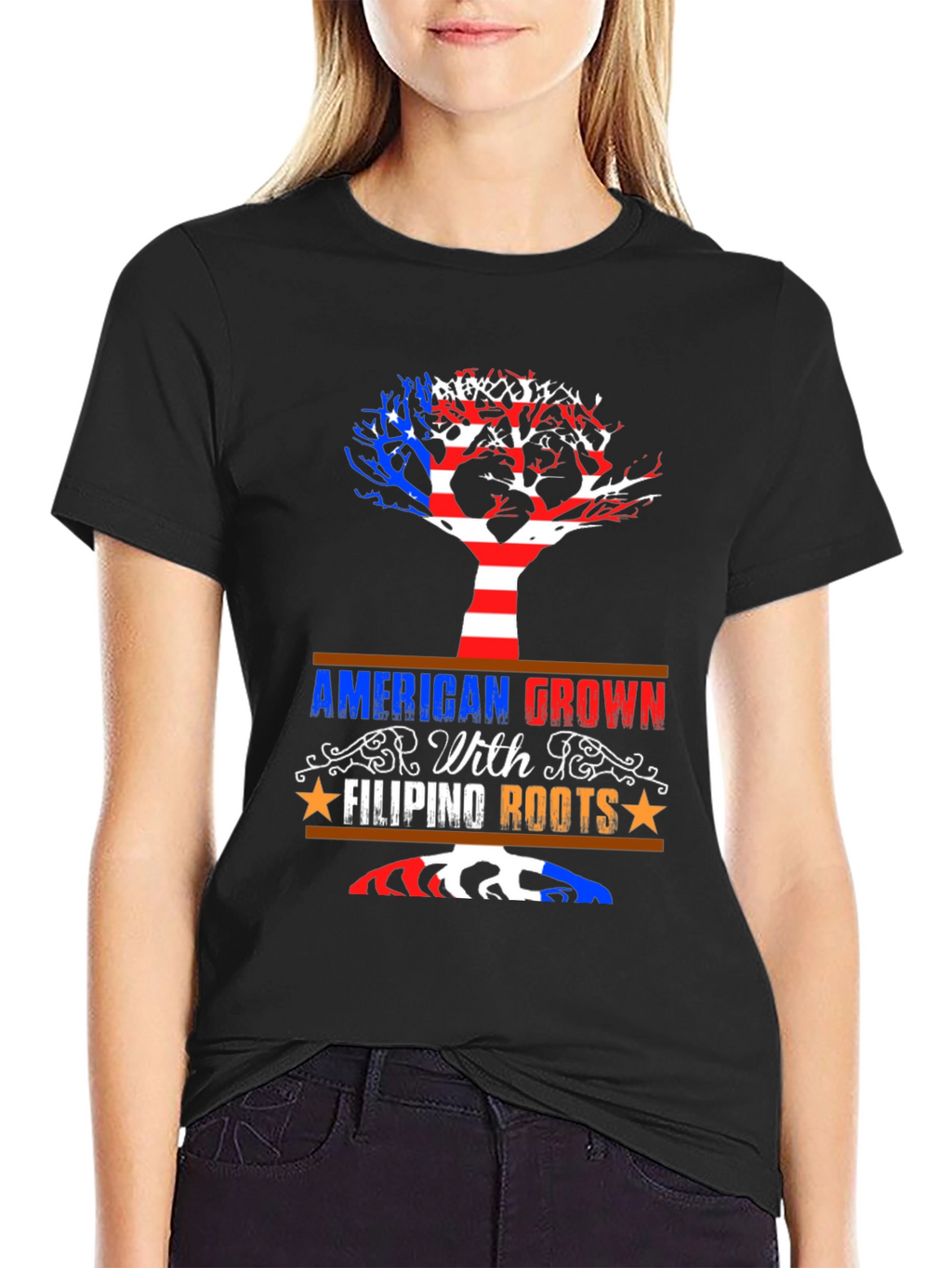 American Grown Filipino Roots Tee