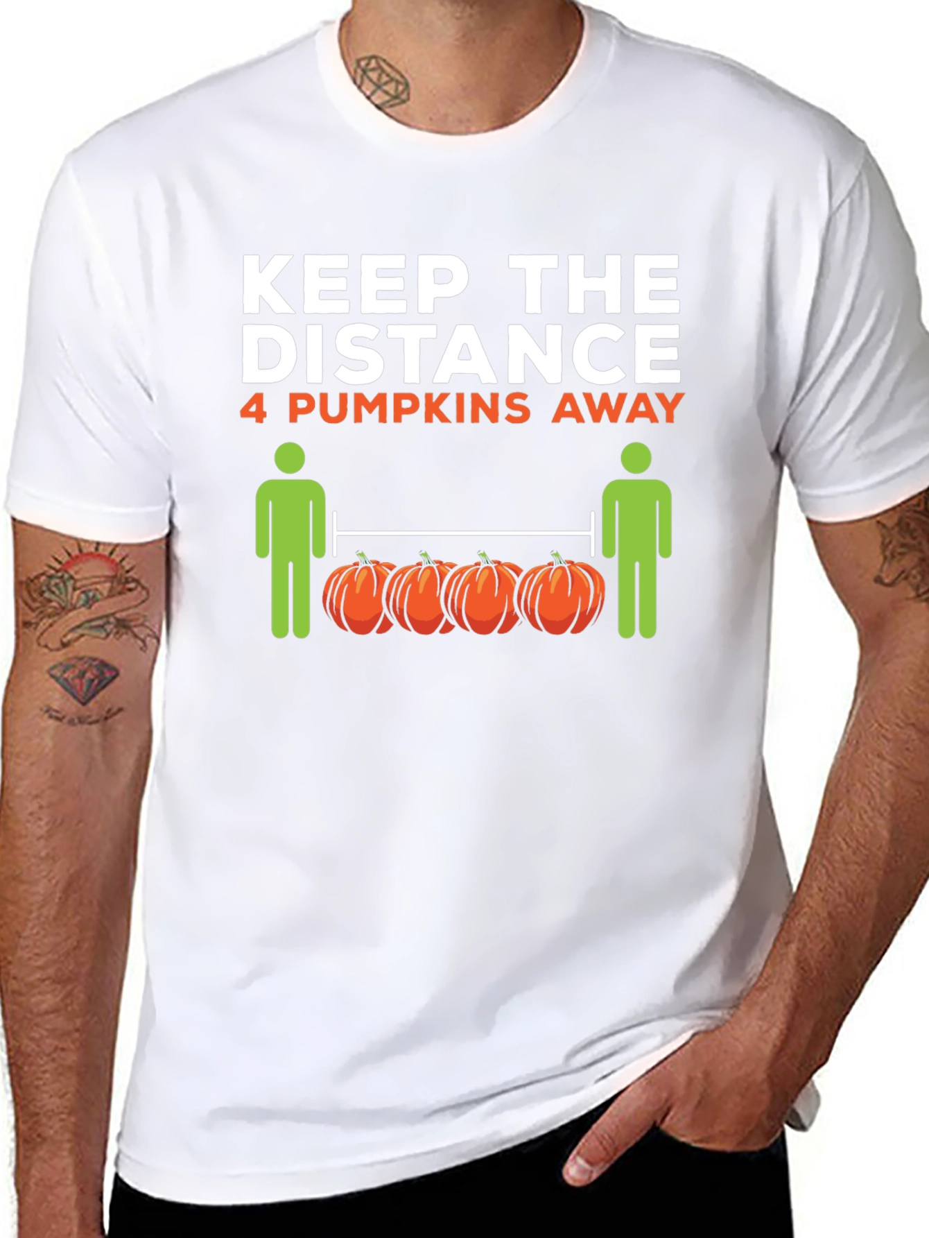 Keep the Distance 4 Pumpkins Away T-Shirt