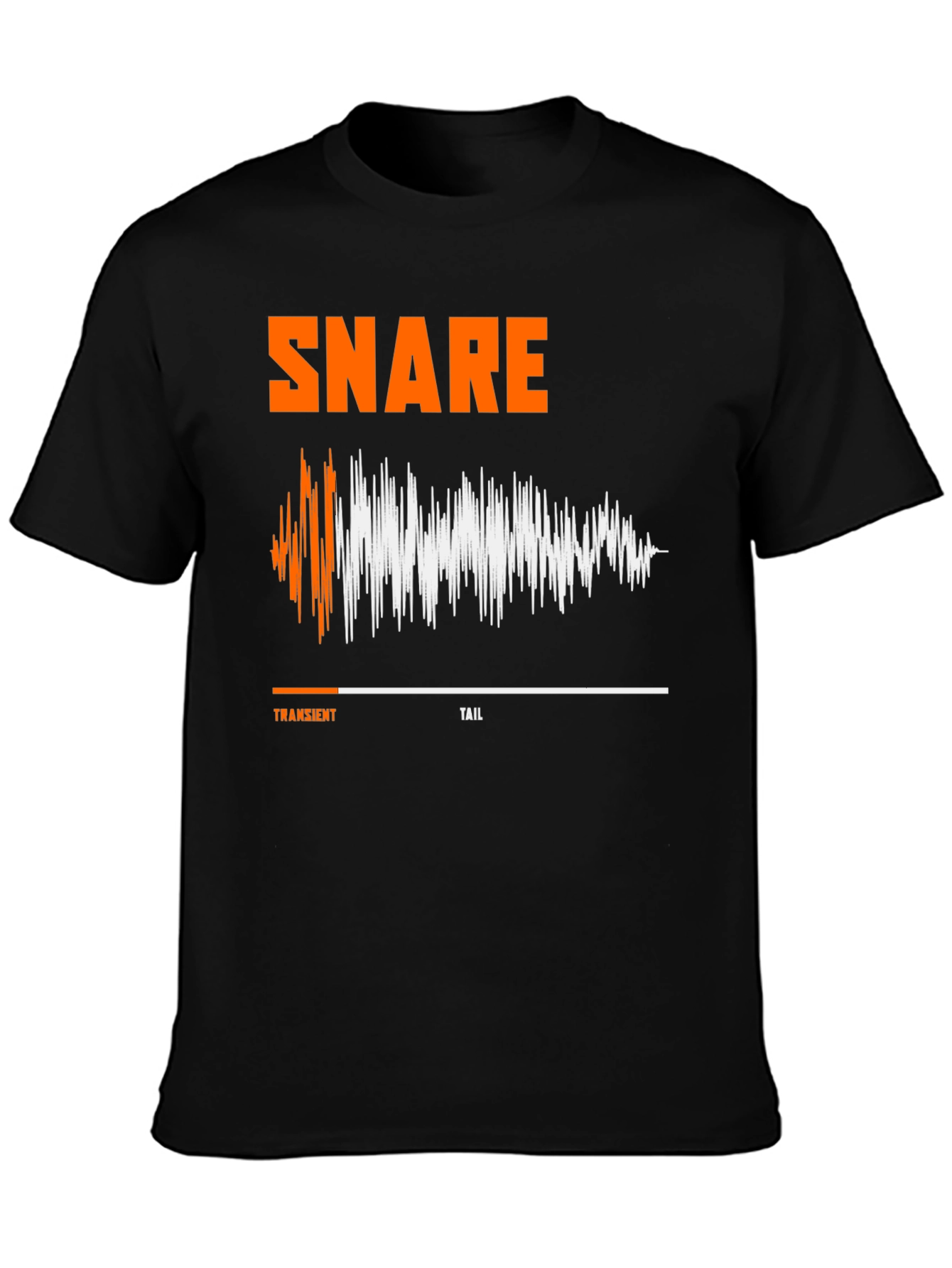 Snare Drum Sound Wave T-Shirt - Musician Apparel