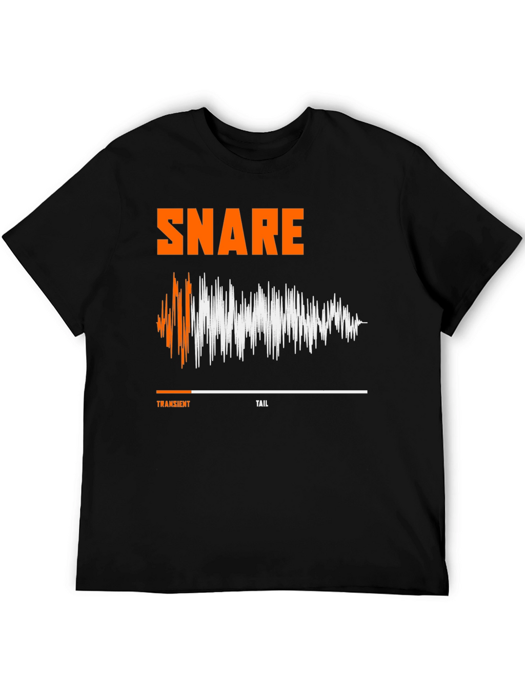 Snare Drum Sound Wave T-Shirt - Musician Apparel