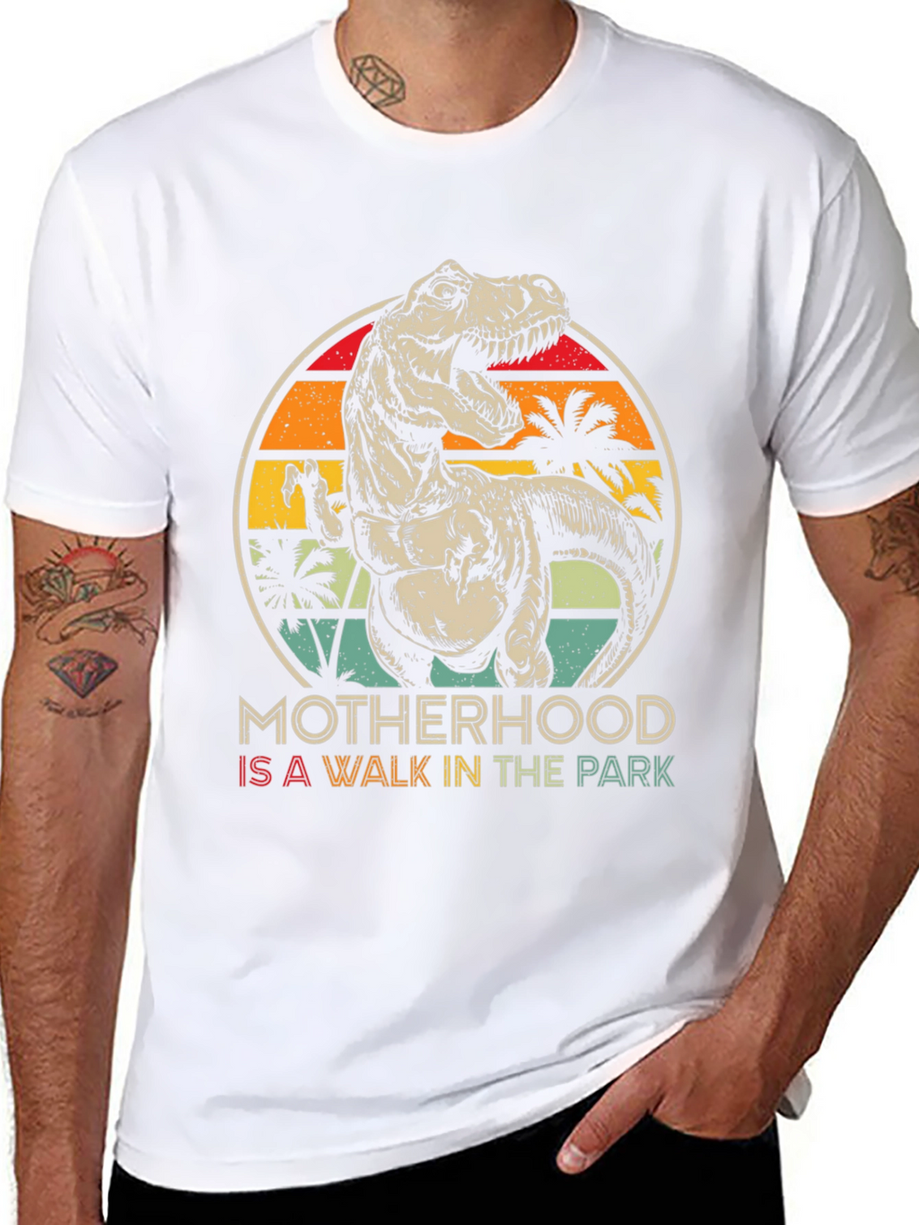 Motherhood T-Rex T-Shirt - Walk in the Park