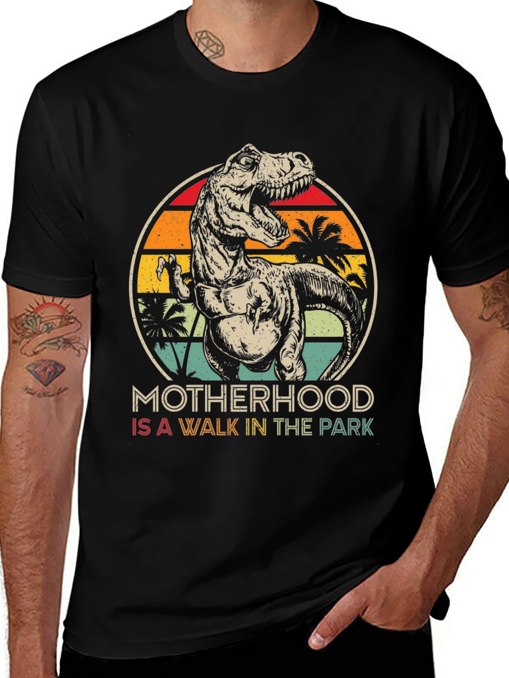 Motherhood T-Rex T-Shirt - Walk in the Park