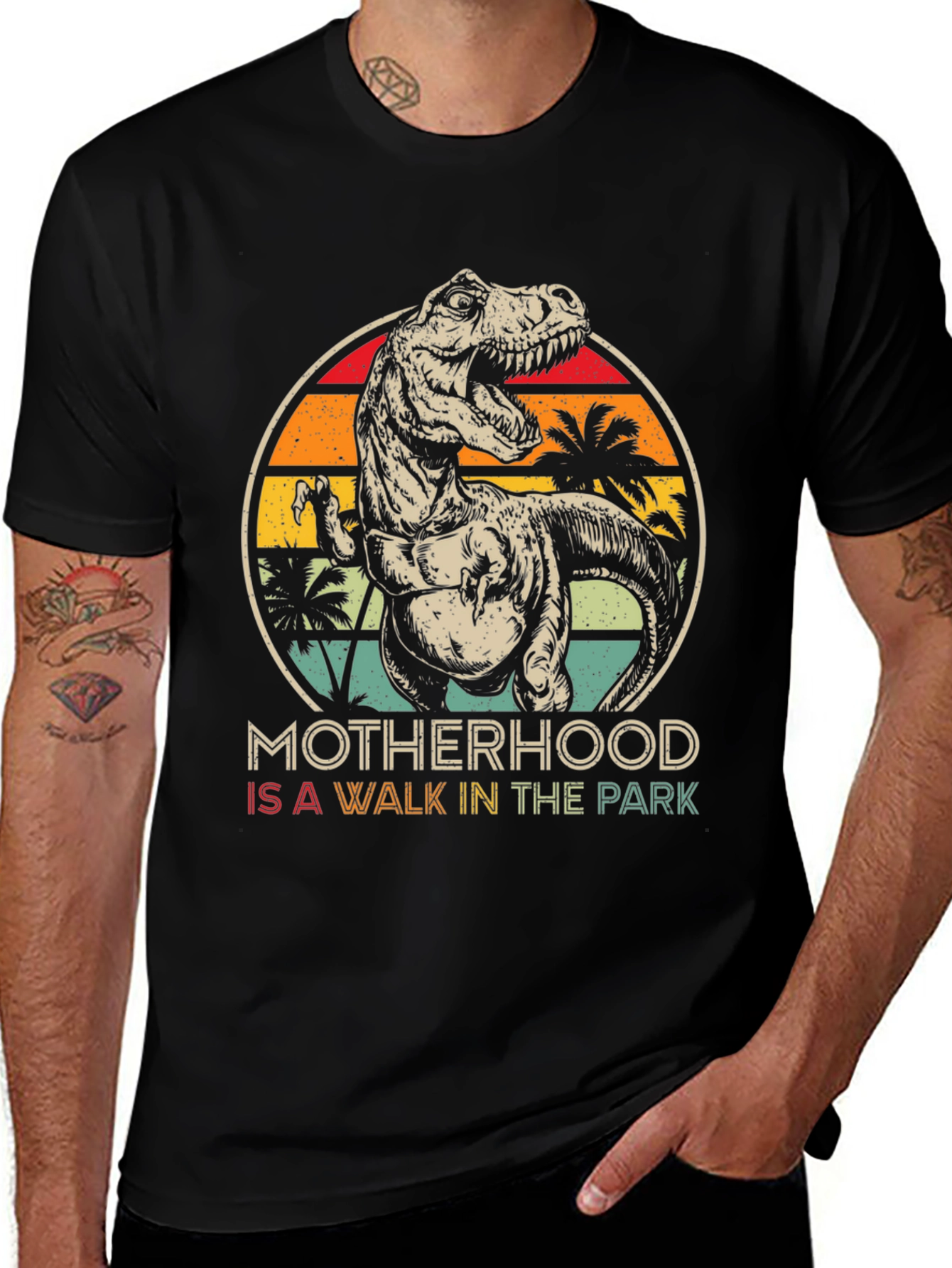 Motherhood T-Rex T-Shirt - Walk in the Park