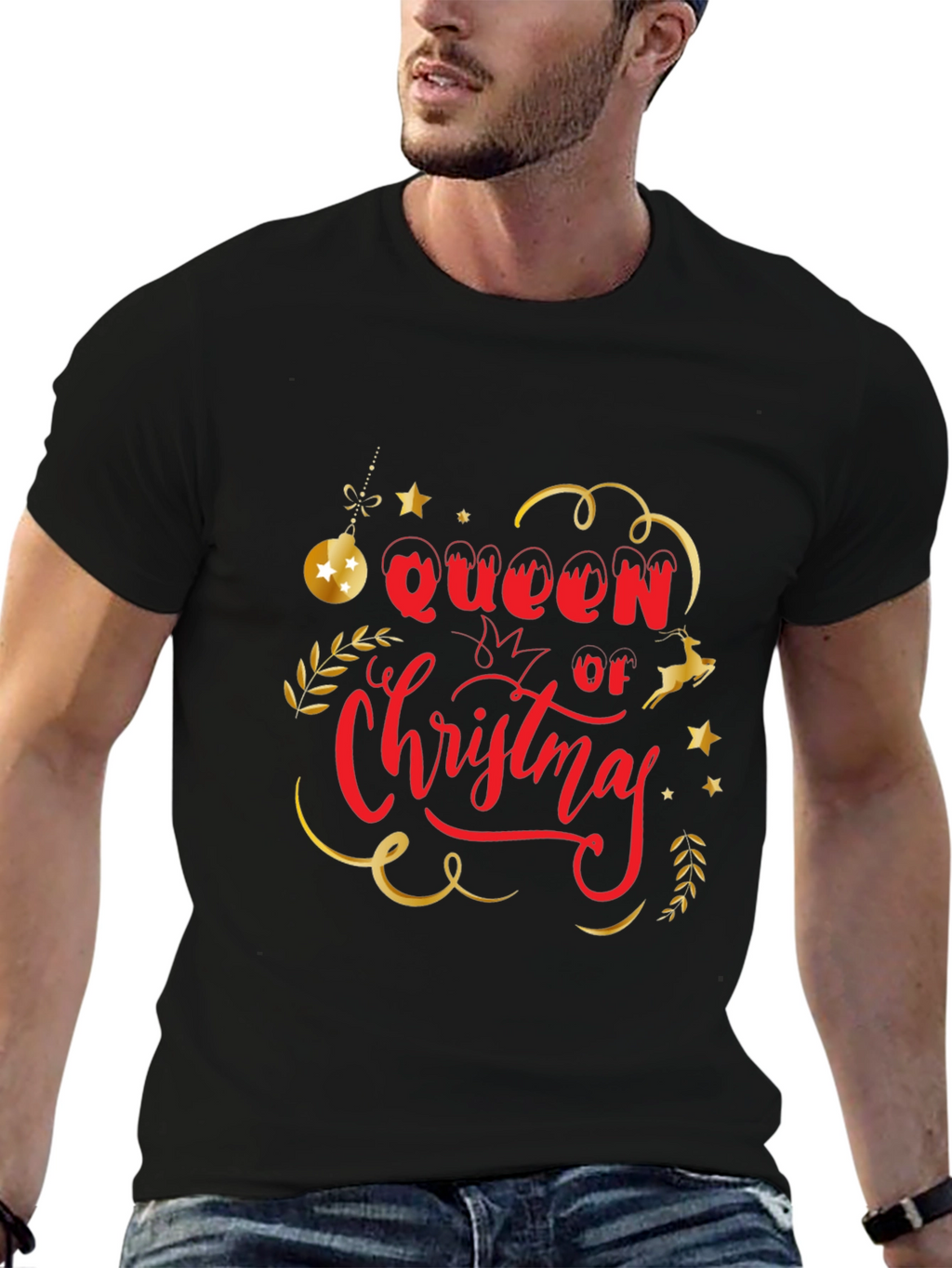 Queen of Christmas Graphic T-Shirt