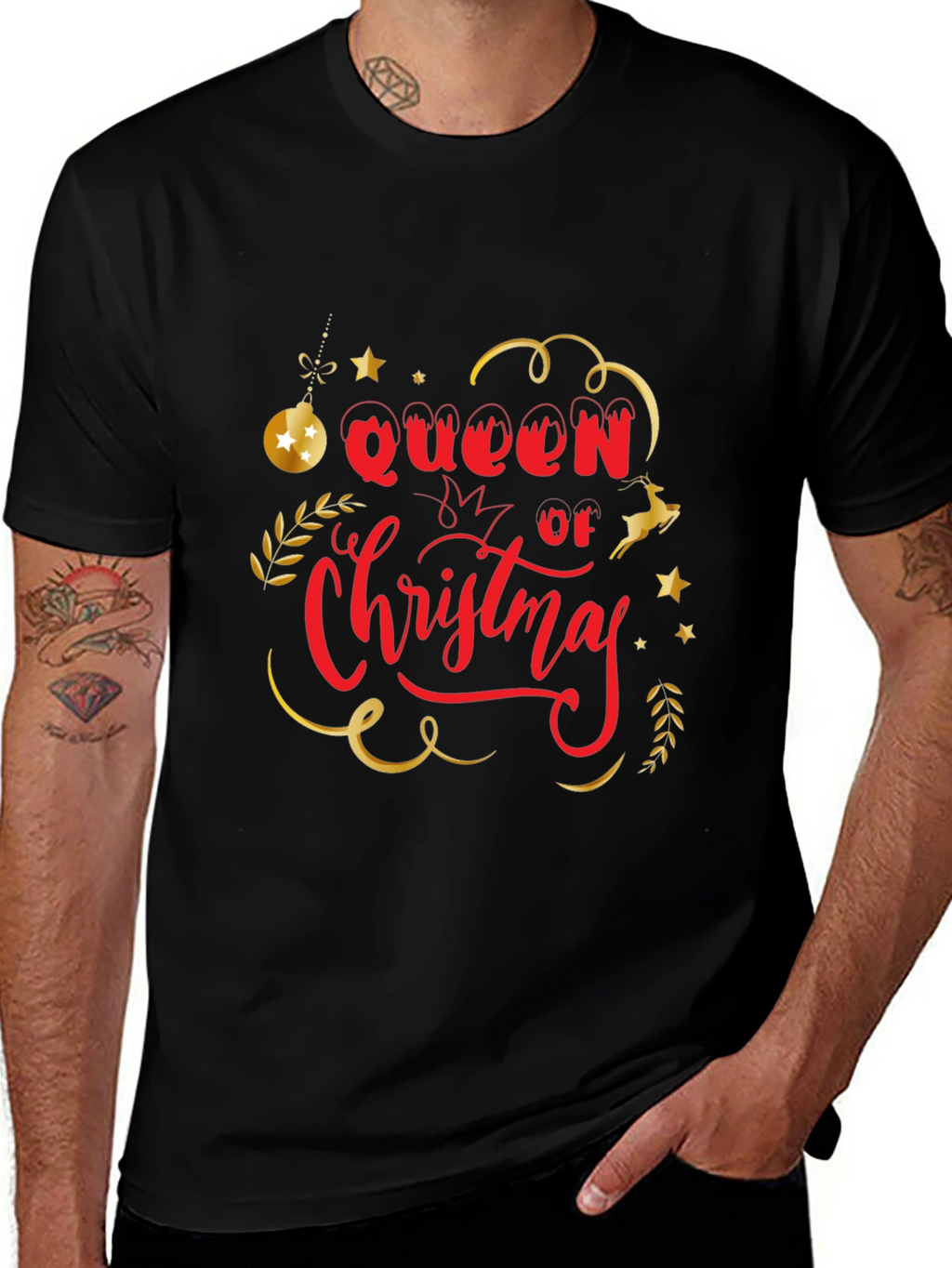 Queen of Christmas Graphic T-Shirt