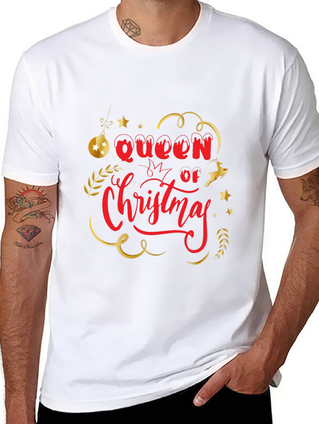 Queen of Christmas Graphic T-Shirt