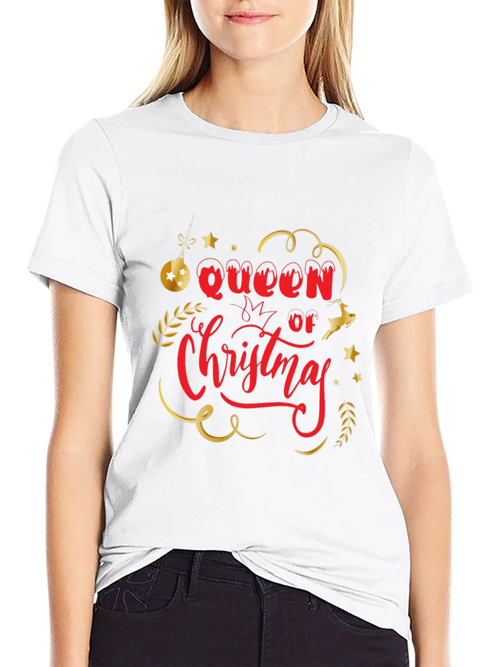 Queen of Christmas Graphic T-Shirt