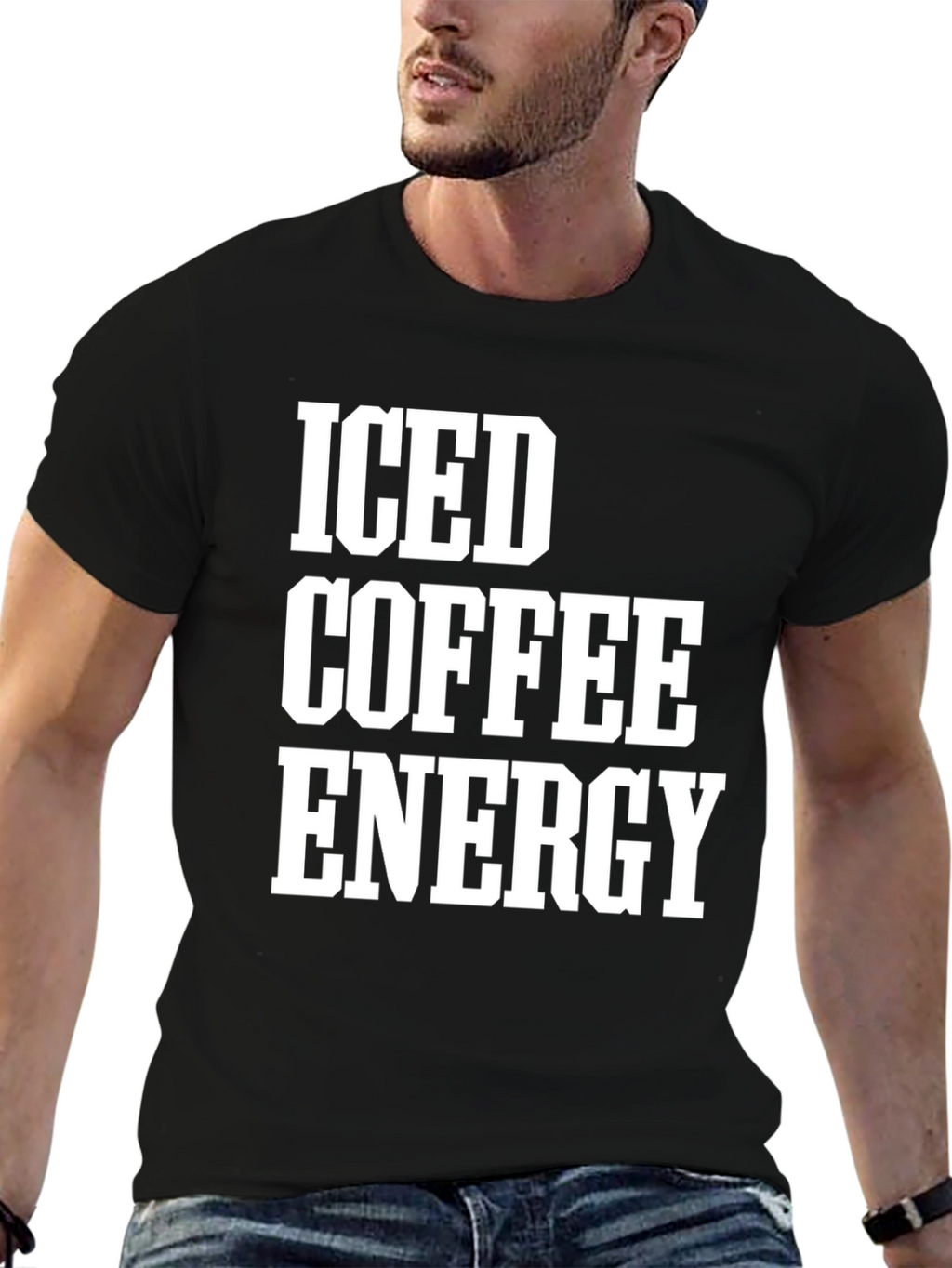 Iced Coffee Energy Graphic T-Shirt