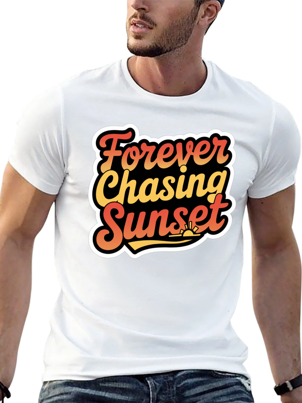 Forever Chasing Sunset Graphic T-Shirt