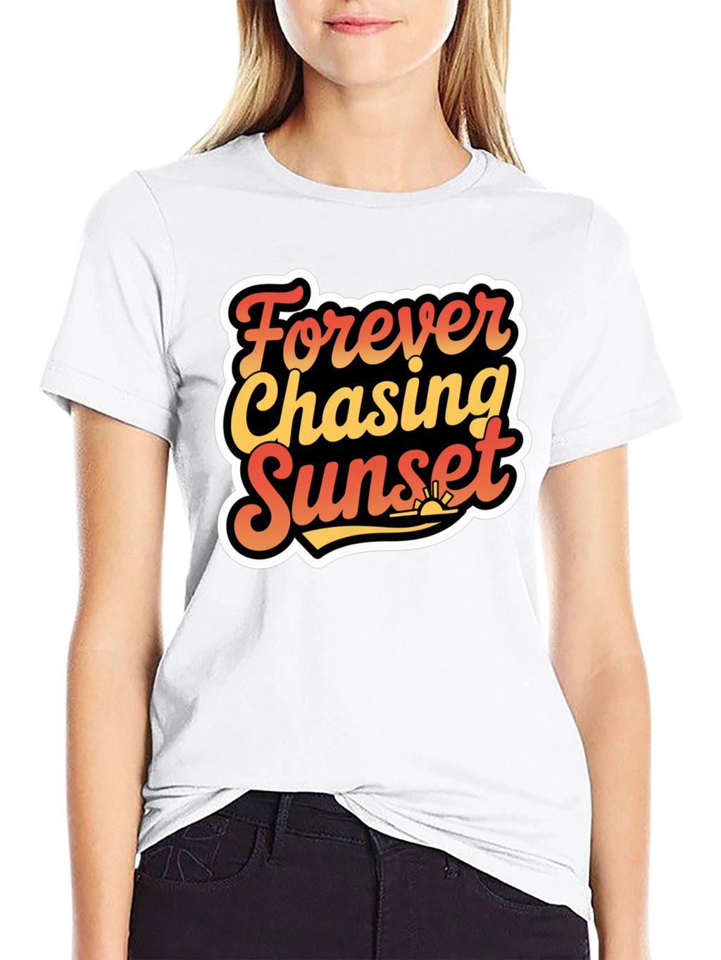 Forever Chasing Sunset Graphic T-Shirt