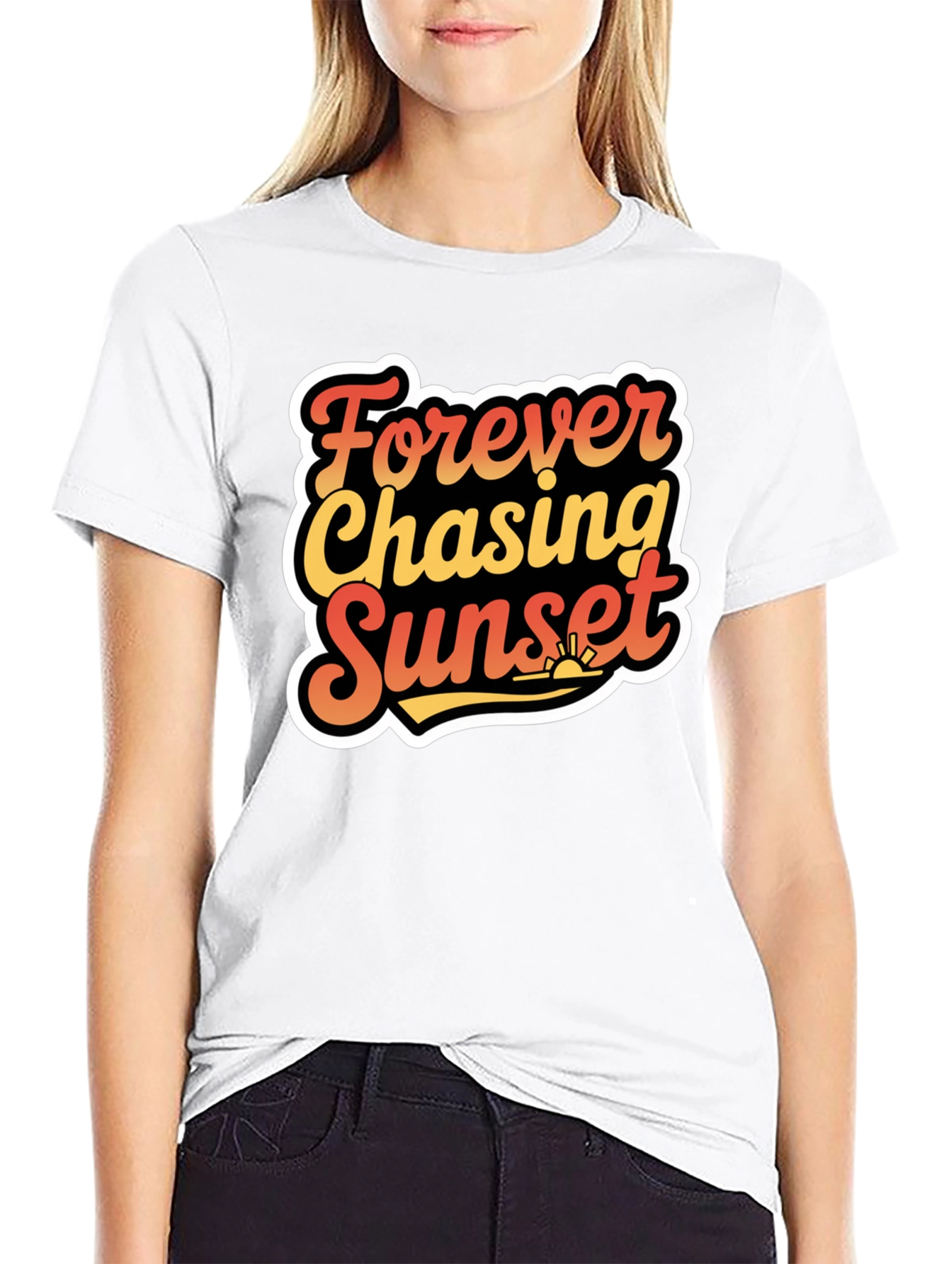 Forever Chasing Sunset Graphic T-Shirt