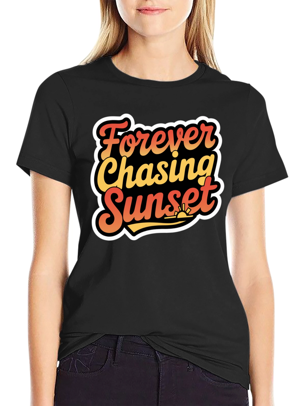 Forever Chasing Sunset Graphic T-Shirt