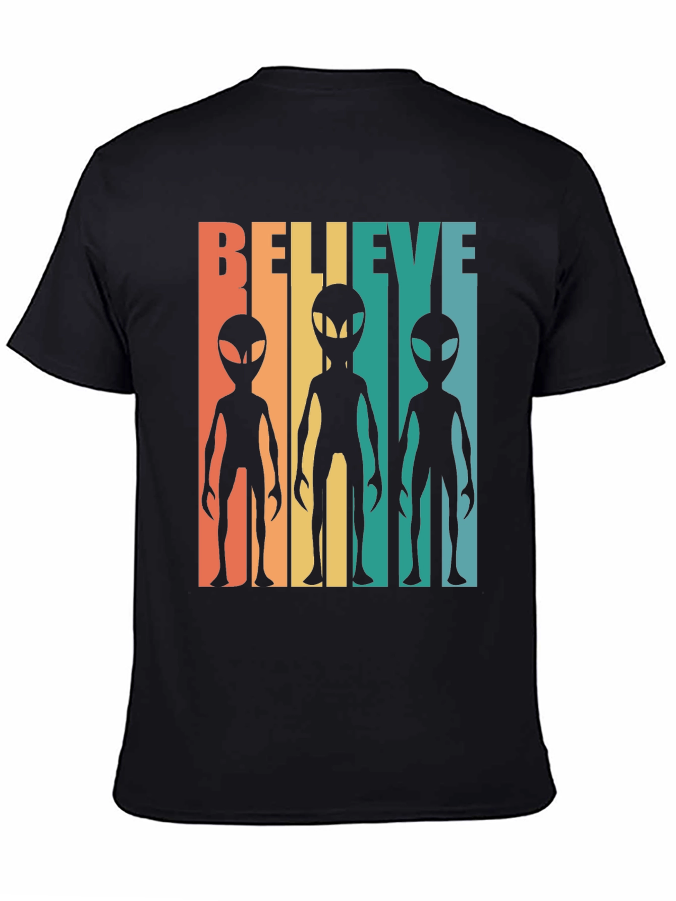 Retro Alien Graphic Tee - Believe!