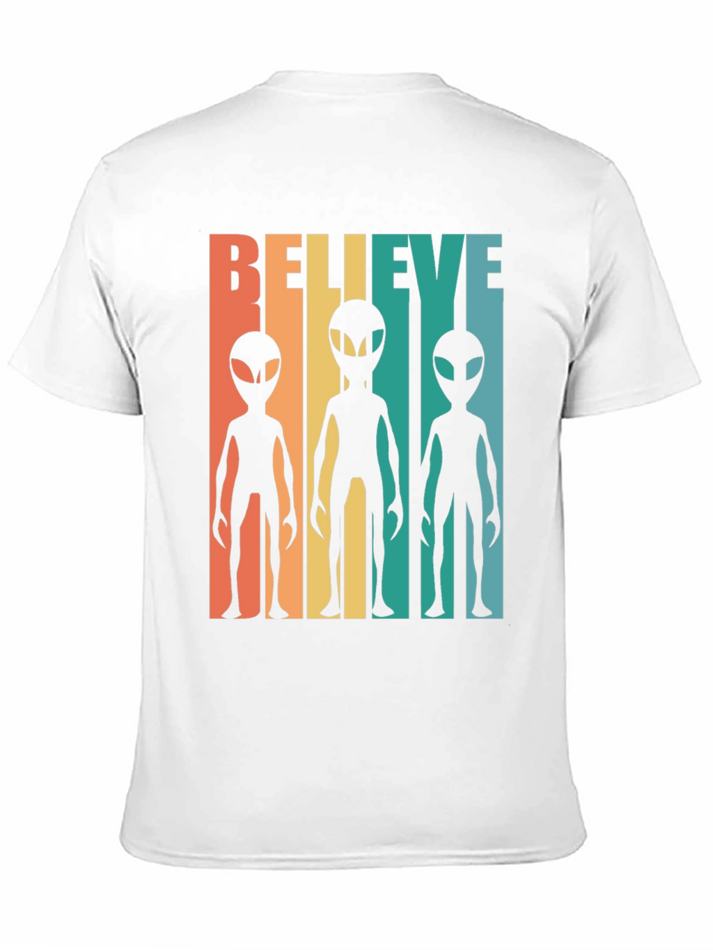 Retro Alien Graphic Tee - Believe!