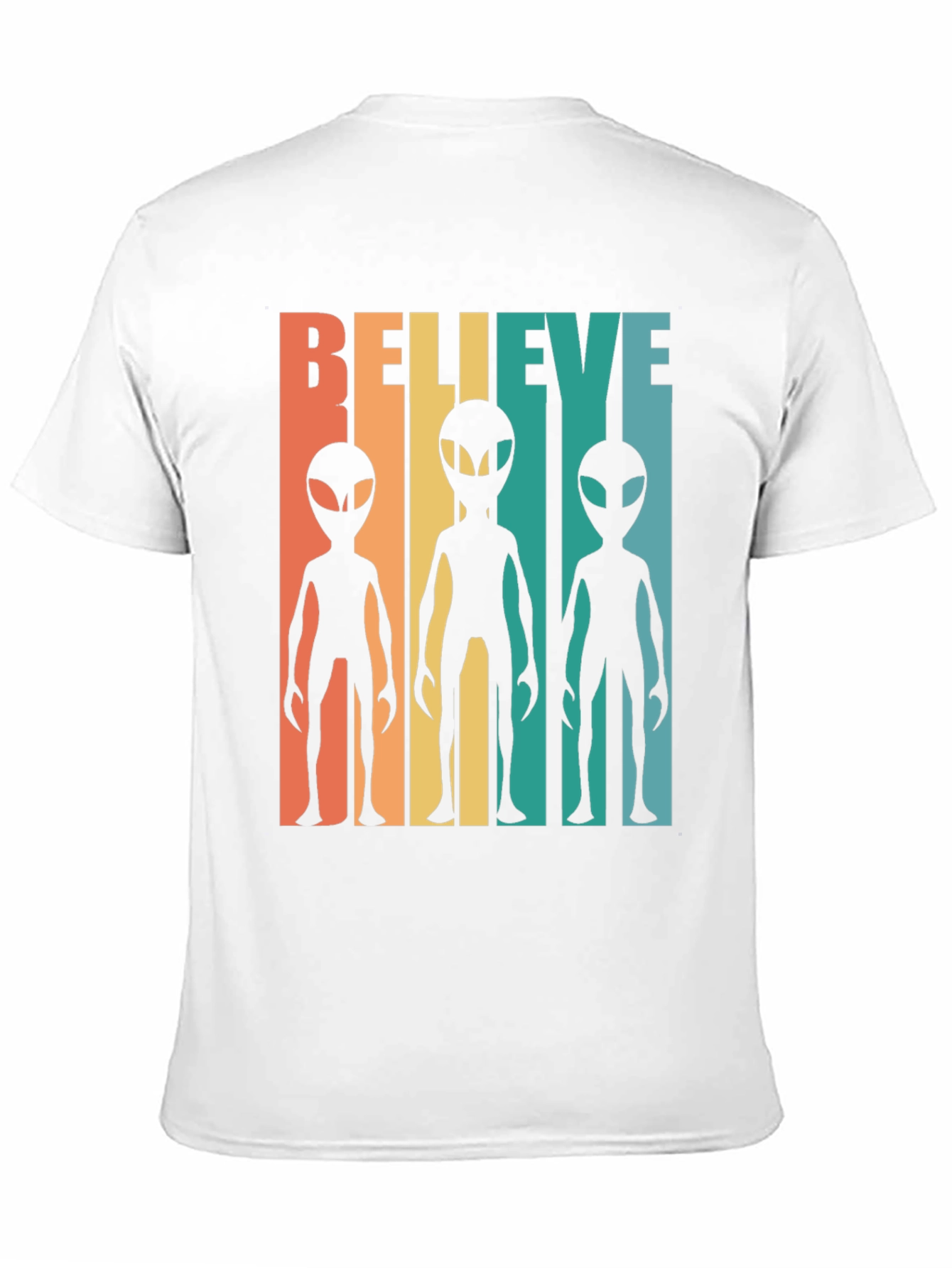 Retro Alien Graphic Tee - Believe!