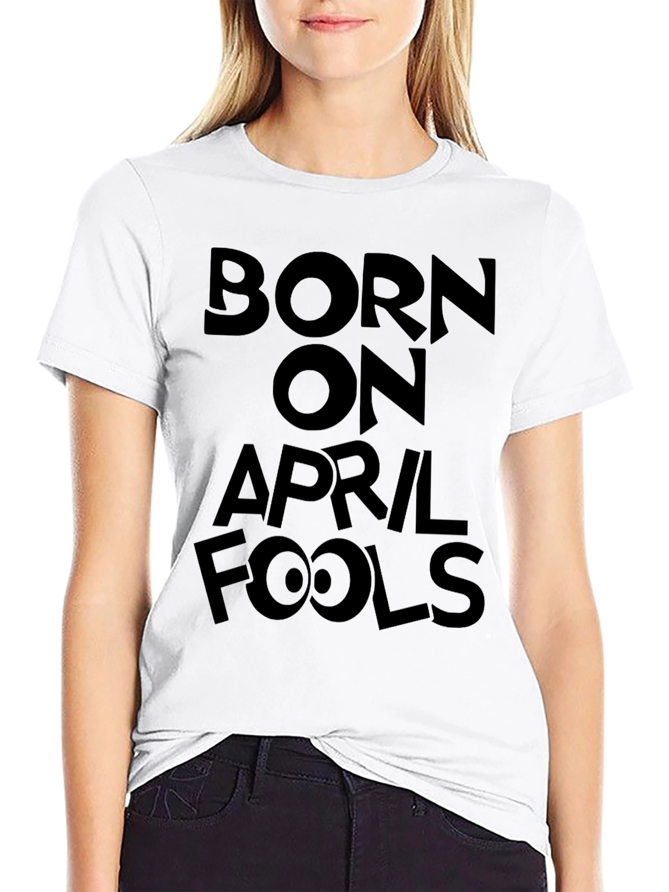 Born On April Fools T-Shirt Funny Graphic Tee