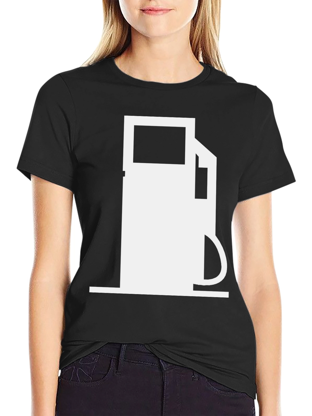 Gas Pump Graphic Tee - Black