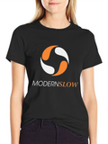 Modern Slow Black Graphic Tee