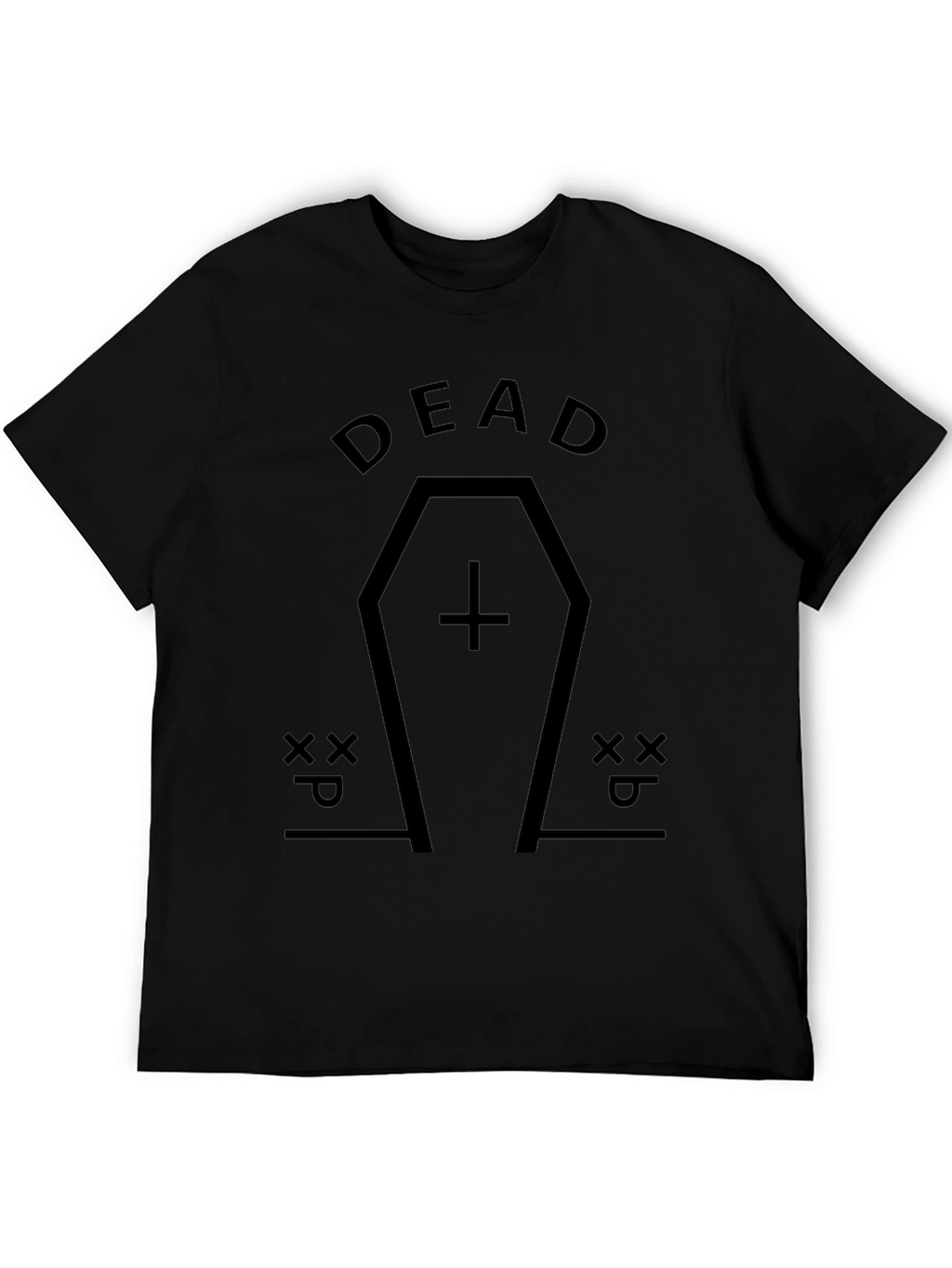 Dead Coffin Graphic T-Shirt - Unisex Black Tee