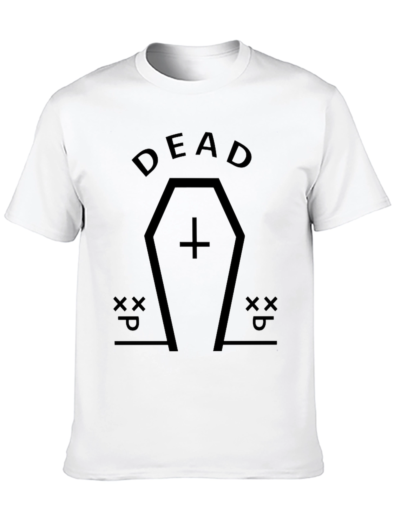 Dead Coffin Graphic T-Shirt - Unisex Black Tee