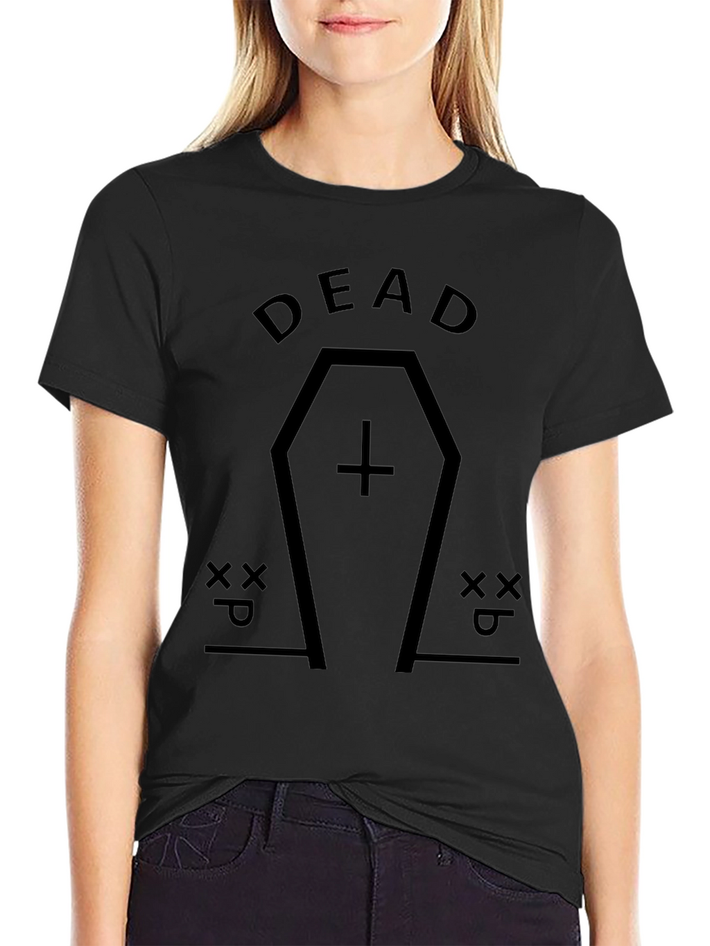 Dead Coffin Graphic T-Shirt - Unisex Black Tee