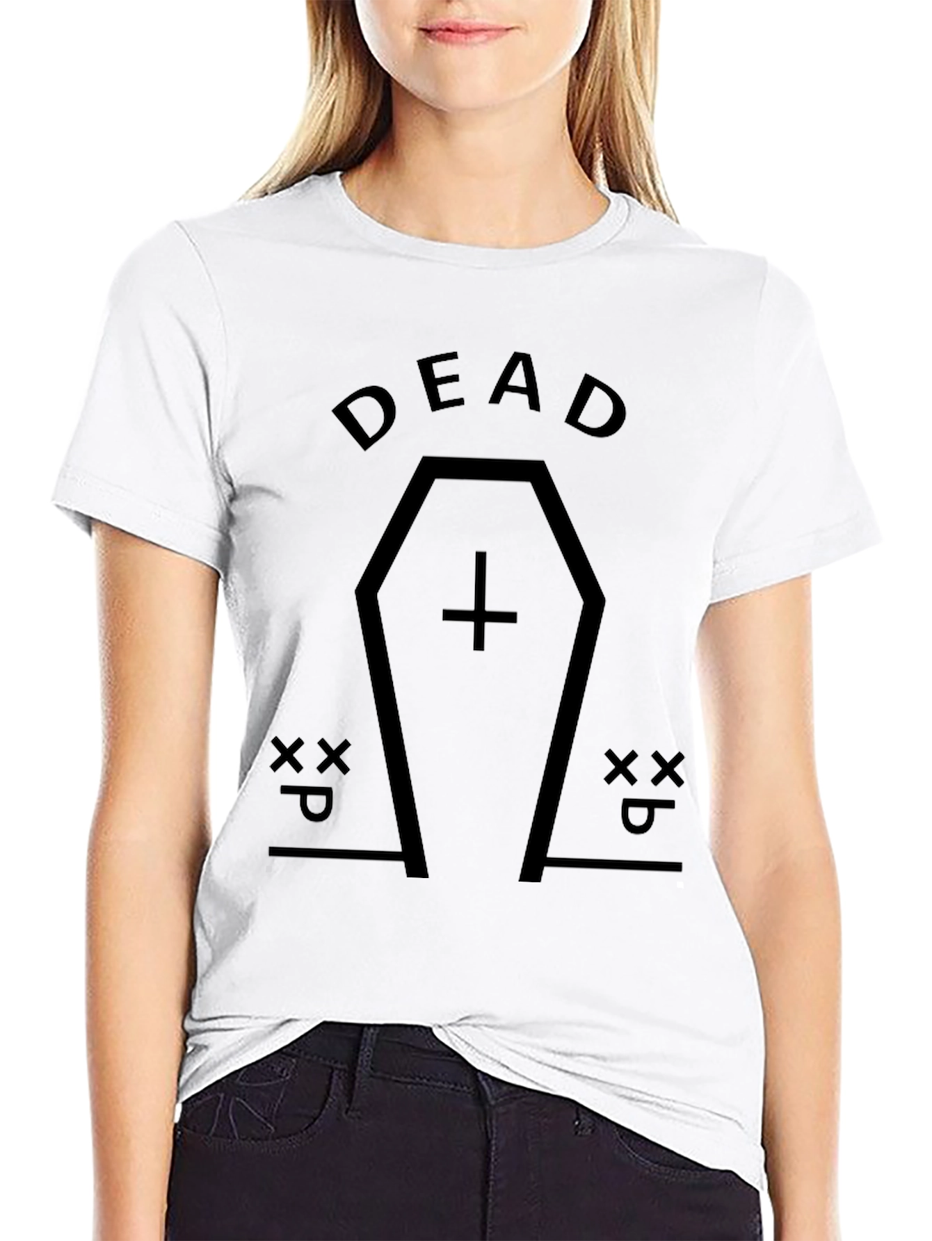 Dead Coffin Graphic T-Shirt - Unisex Black Tee