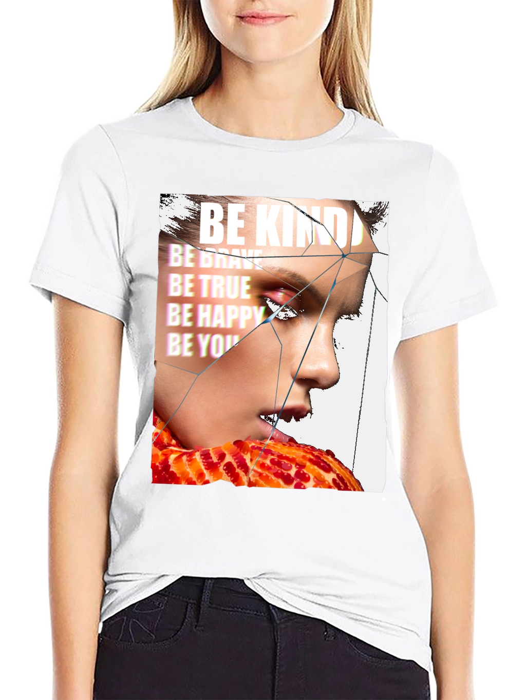 Be Kind Graphic Print T-Shirt - Trendy Streetwear