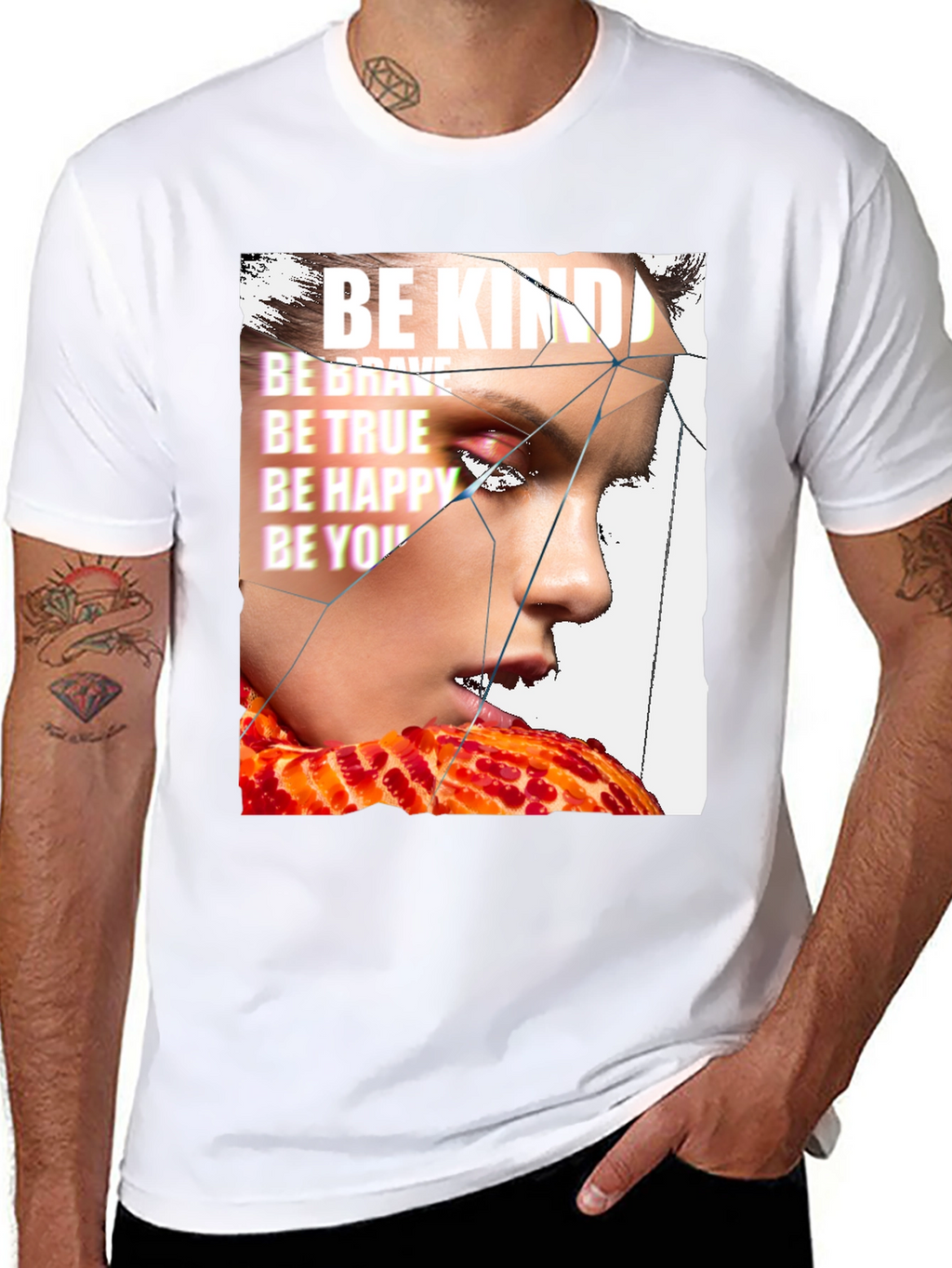 Be Kind Graphic Print T-Shirt - Trendy Streetwear