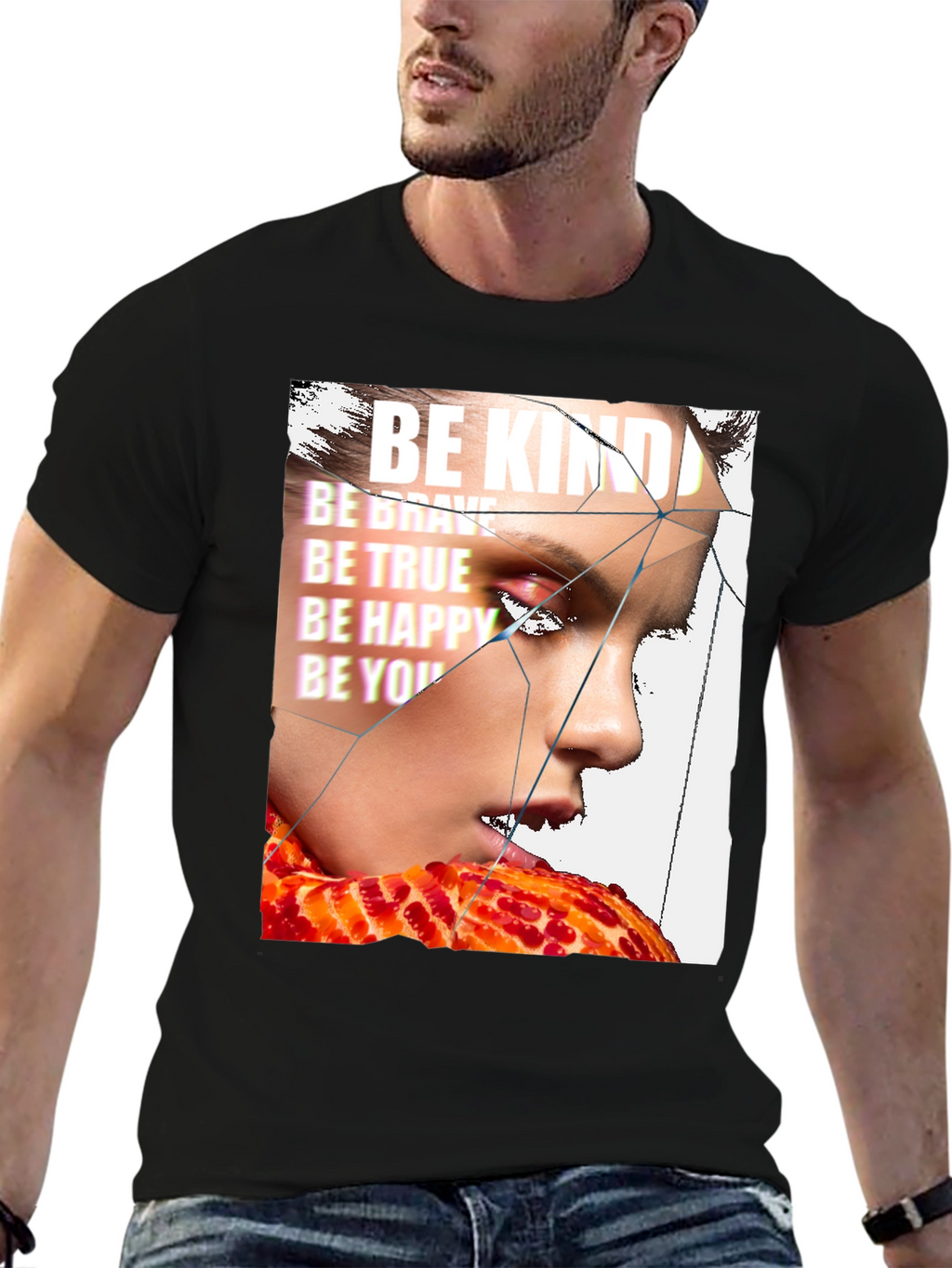 Be Kind Graphic Print T-Shirt - Trendy Streetwear