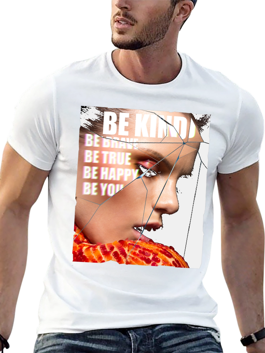 Be Kind Graphic Print T-Shirt - Trendy Streetwear