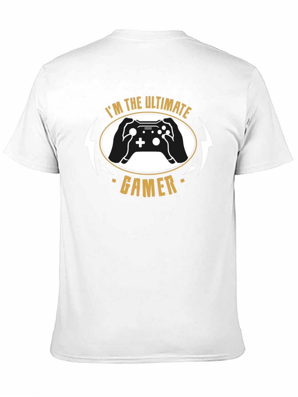 Ultimate Gamer Black T-Shirt Controller Graphic Tee