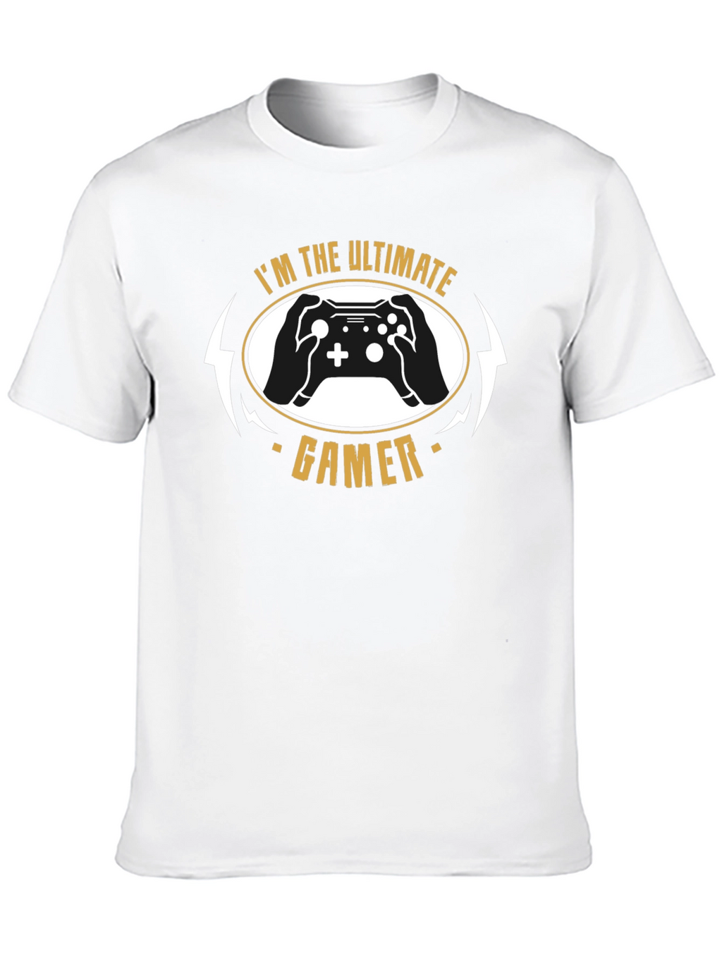 Ultimate Gamer Black T-Shirt Controller Graphic Tee