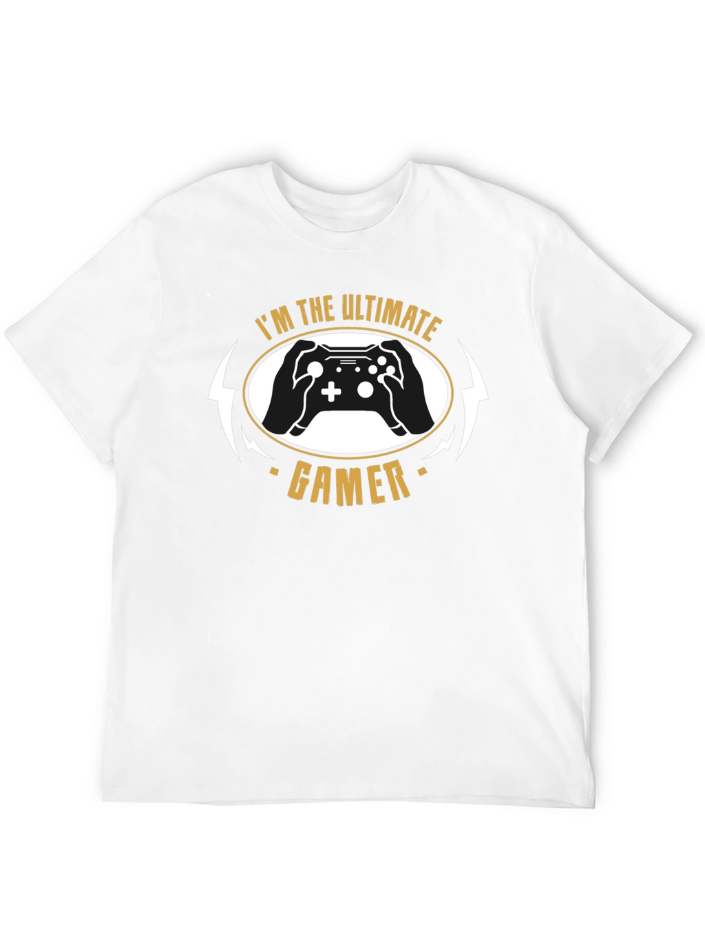 Ultimate Gamer Black T-Shirt Controller Graphic Tee