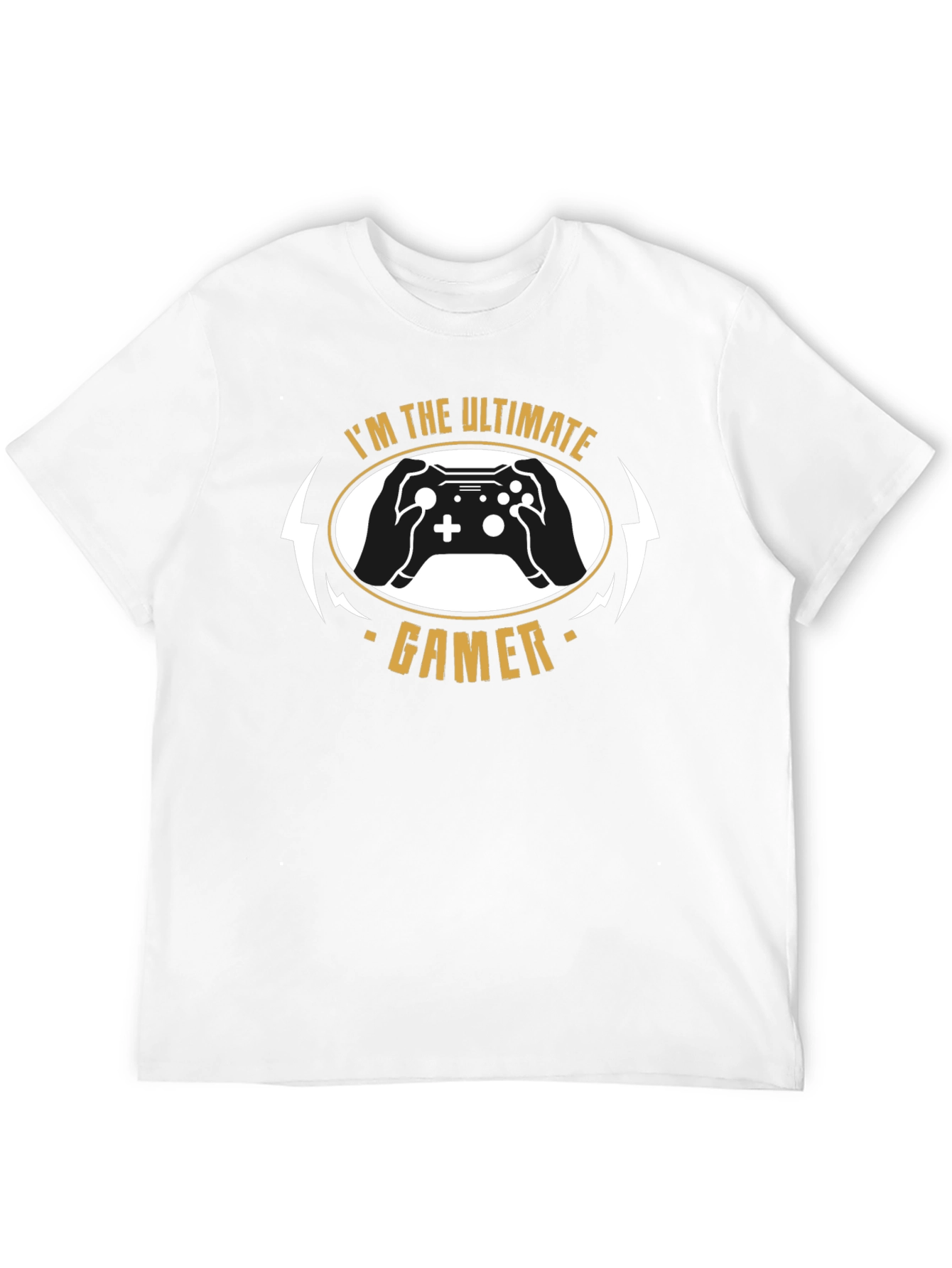 Ultimate Gamer Black T-Shirt Controller Graphic Tee