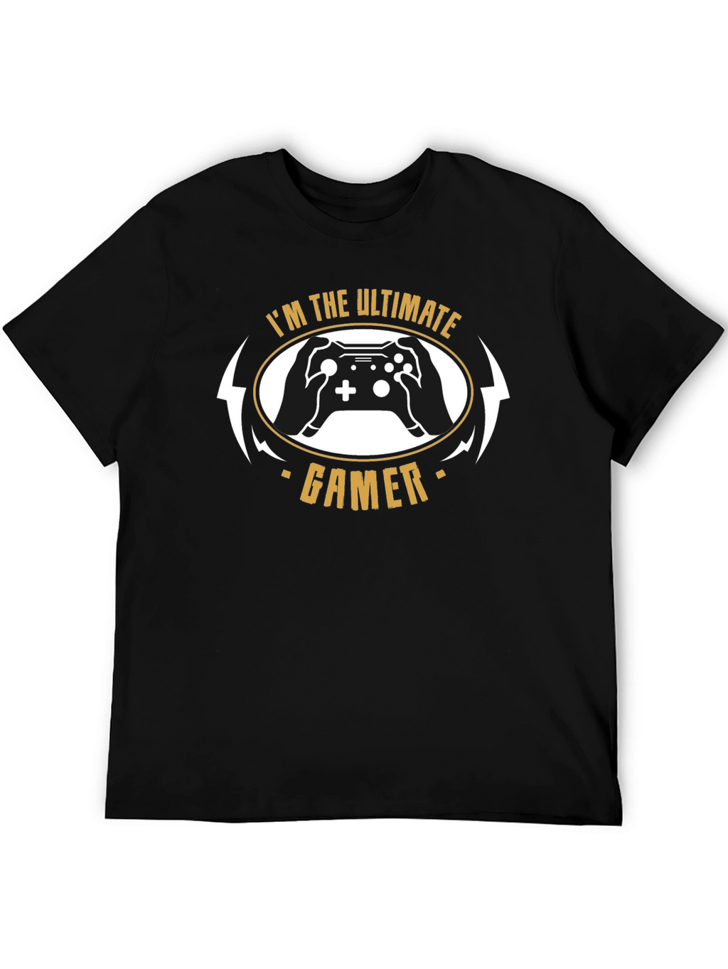 Ultimate Gamer Black T-Shirt Controller Graphic Tee
