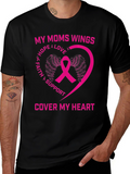 My Moms Wings Breast Cancer Awareness T-Shirt