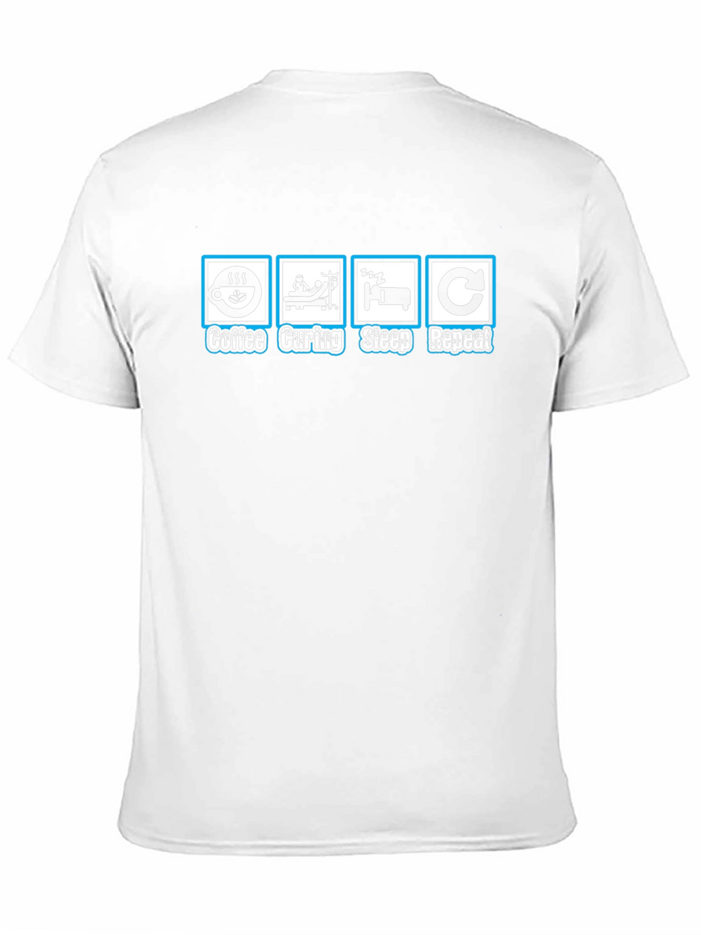 Coffee Curing Sleep Repeat Graphic Tee