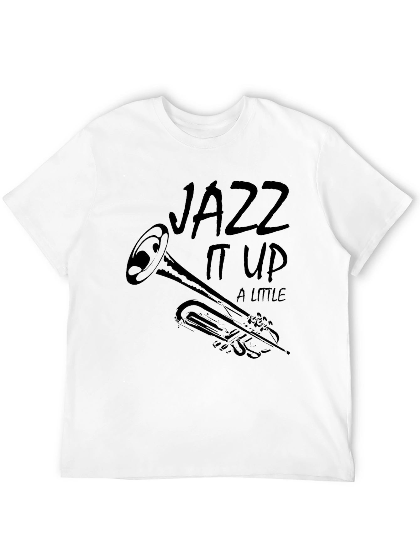 Jazz It Up Black Graphic T-Shirt