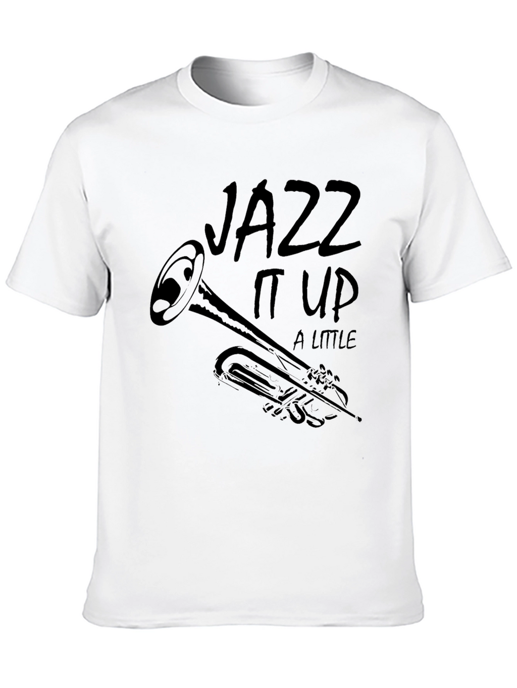 Jazz It Up Black Graphic T-Shirt