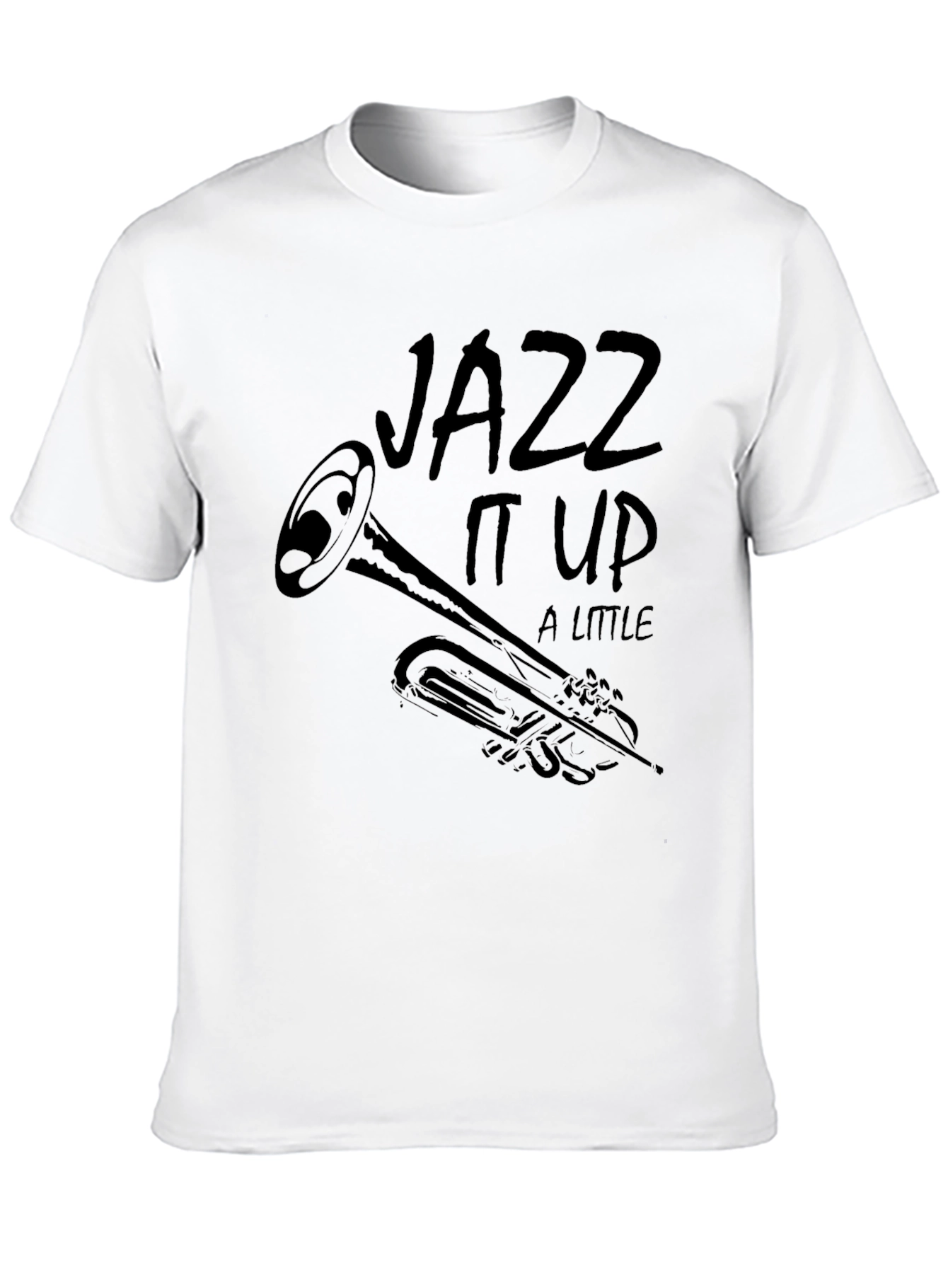 Jazz It Up Black Graphic T-Shirt