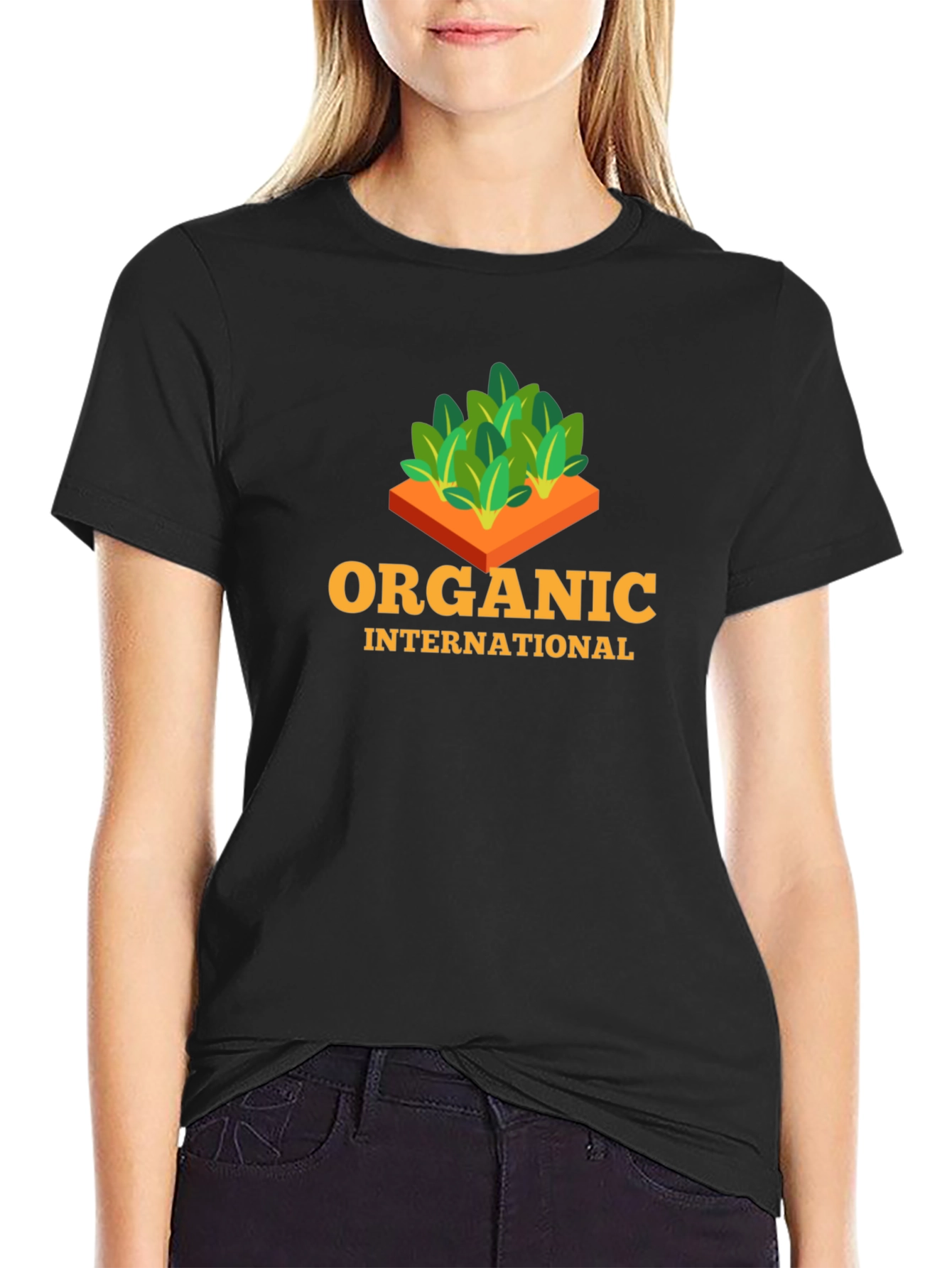 Organic International Black T-Shirt