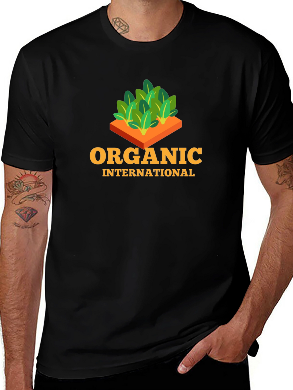 Organic International Black T-Shirt