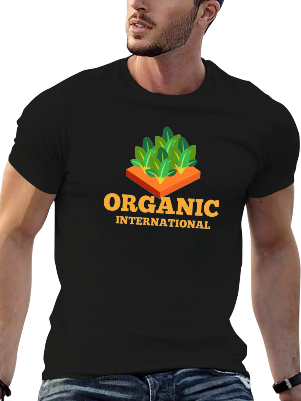Organic International Black T-Shirt