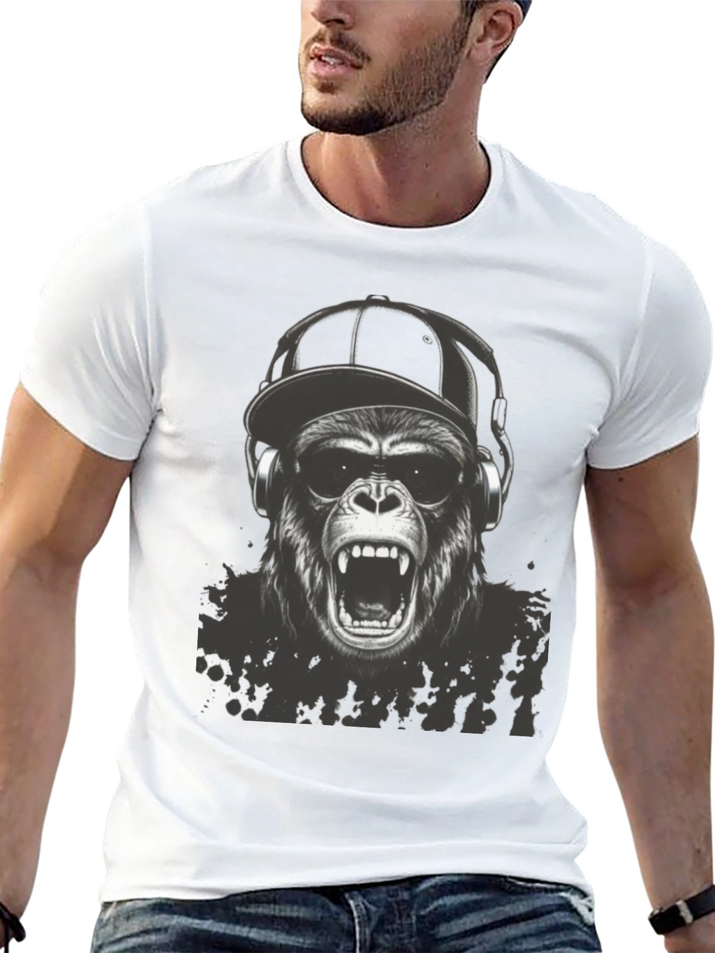 Cool Gorilla Graphic Tee